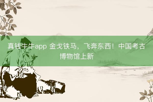 真钱牛牛app 金戈铁马,飞奔东西!中国考古博物馆上新