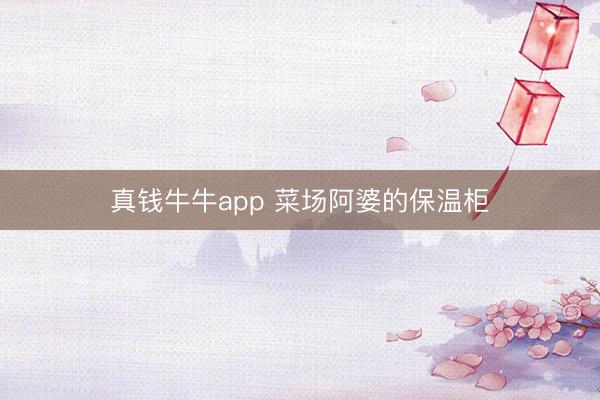 真钱牛牛app 菜场阿婆的保温柜